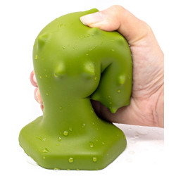 ToppedMonster Plug silicone Monster Spike XL 16 x 6.5cm Vert